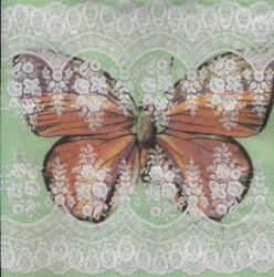 IHR Lacy butterfly green